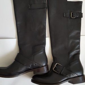 NWT Womens Dolce Vita Black Leather Boots Sz 6